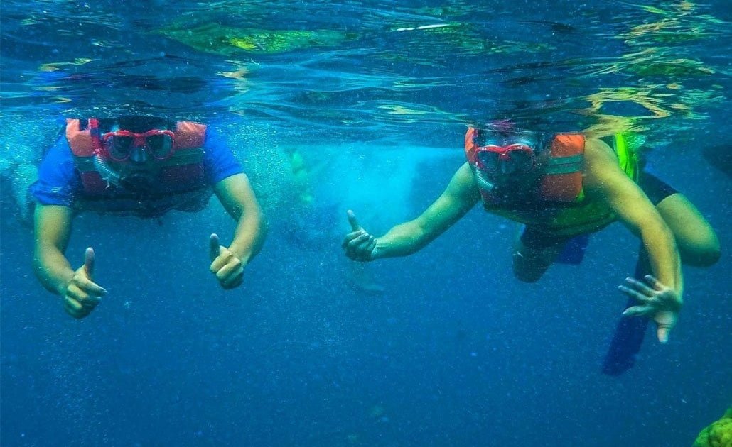 eazycation snorkeling in seribu